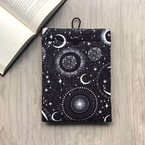 Galaxy Book Sleeve  with or without a Button Closure and it Glows in the Dark!