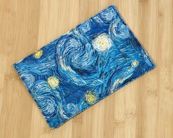 Van Gogh Starry Night Mug Rug, Snack Mat, Coaster,