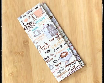 Coffee Lovers Print Bookmark Organizer