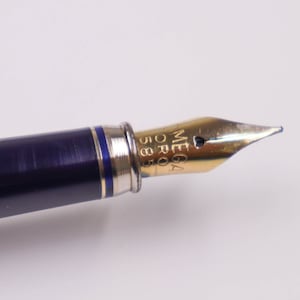 Rara penna stilografica Delta in argento 925 italiana con pennino in oro Omega 585 14K, un regalo meraviglioso per un compleanno/anniversario