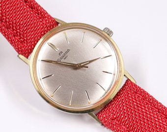 Elegant Dress Watch Silvana, Vintage Swiss watch, Gold plated and Stainless steel, Wonderful Gift