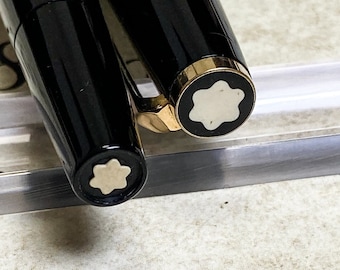 Vintage Montblanc 320 Fountain Pen: 14C Gold EF Nib, Piston Filler