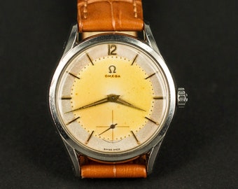 Wonderful Rare Vintage Omega 2791-1, amazing two-tone dial, Gift for Birthday or Anniversary