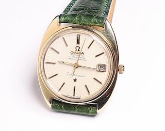 Vintage Omega Constellation 168.017 • Cal. 564 Chronometer • C‑Case Gold‑Capped