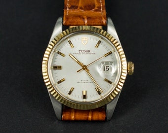 Rare Exceptional Oversize Vintage Tudor Prince Oysterdate, Luxurious Swiss Watch, Wonderful Gift