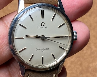 Reloj Omega Seamaster 30 vintage de 1964: calibre 286, acero inoxidable