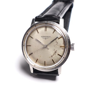 Vintage Dress watch Longines from 1969, Swiss Wristwatch Hand-winding movement, Wonderful Gift