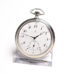 Ancienne montre de poche suisse Omega de 1914 - Montre de poche suisse - Merveilleux cadeau