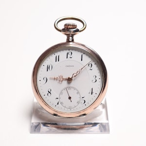 Vintage Silver Pocket Watch Phenix - Timepiece From 1900' - Swiss Pocket Watch, Wonderful Gift