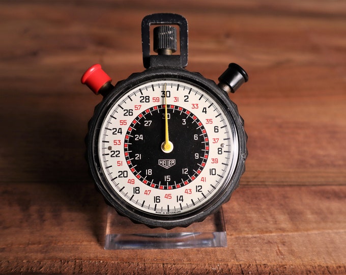 Vintage Heuer Stopwatch Rattrapante , Vintage Sports Mechanical ...