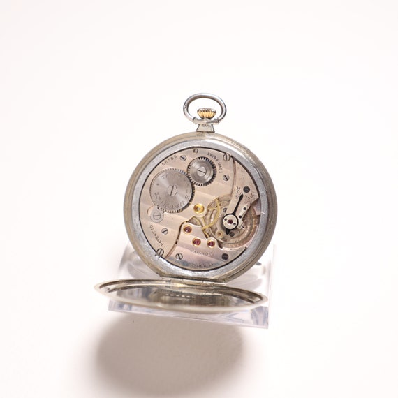 Tavannes Antique Art Deco Pocket Watch from the 1… - image 9