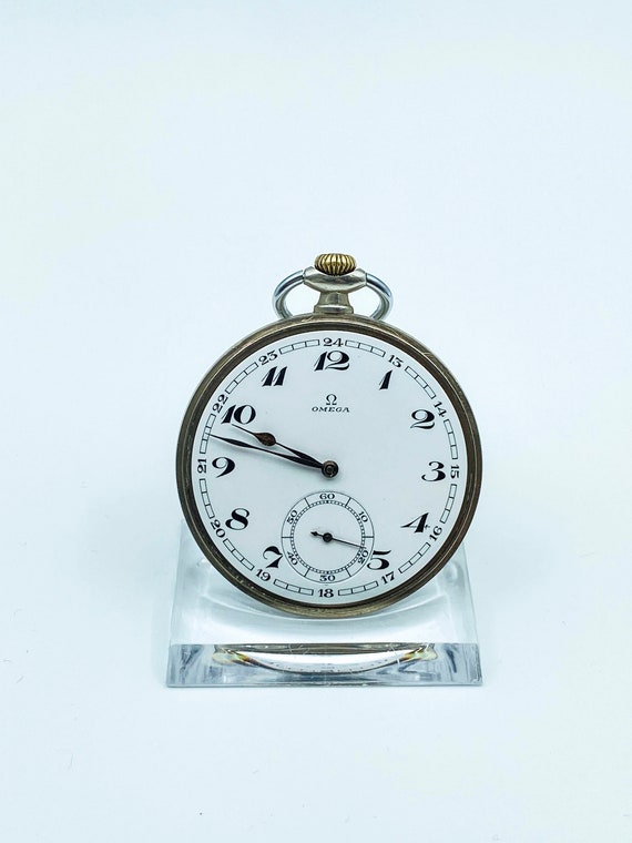 Rare Vintage Omega Swiss pocket watch - Omega Wat… - image 2