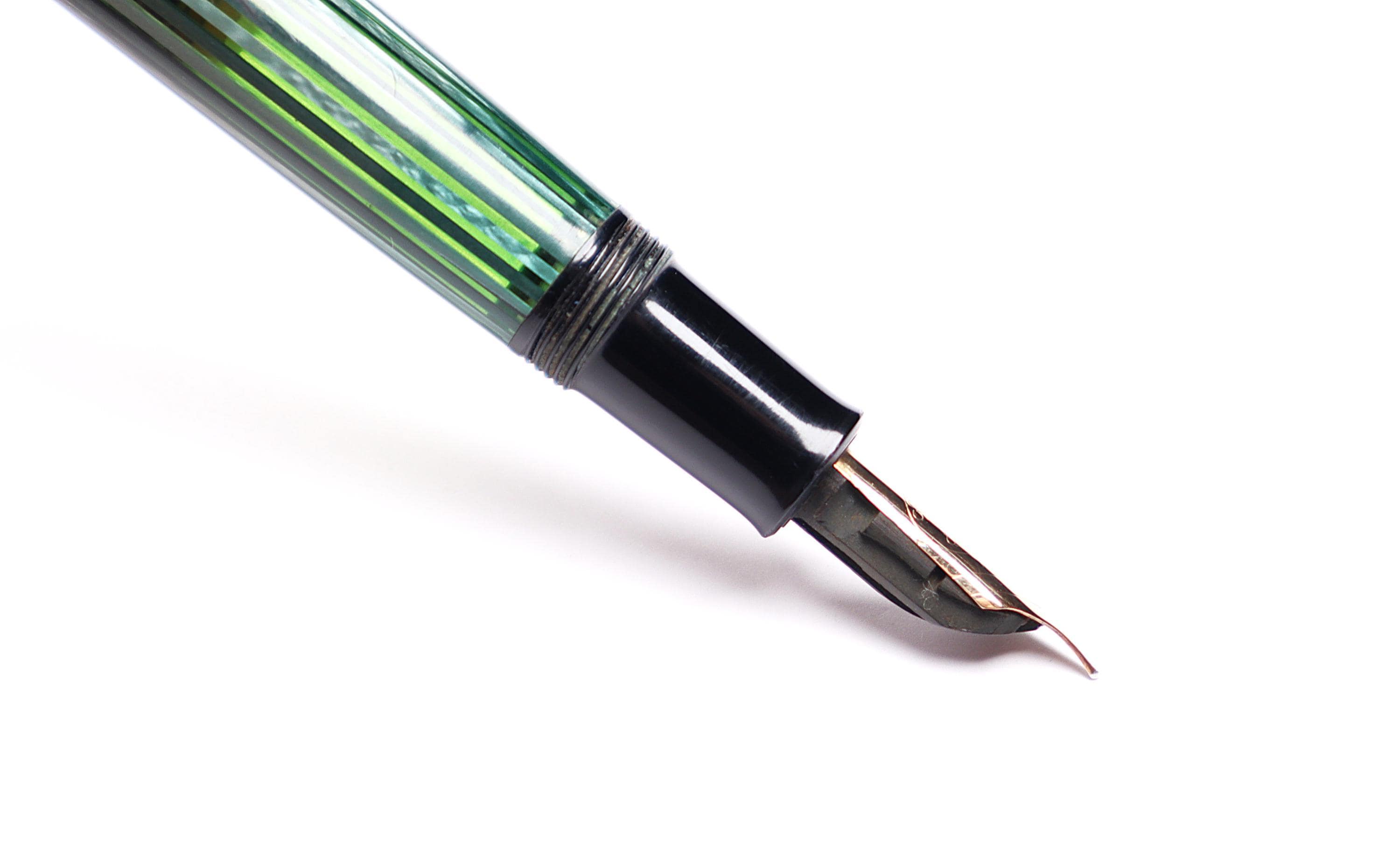 pelikan 140 Black/Green Stripe W-hole DM 一 番 安い 通販