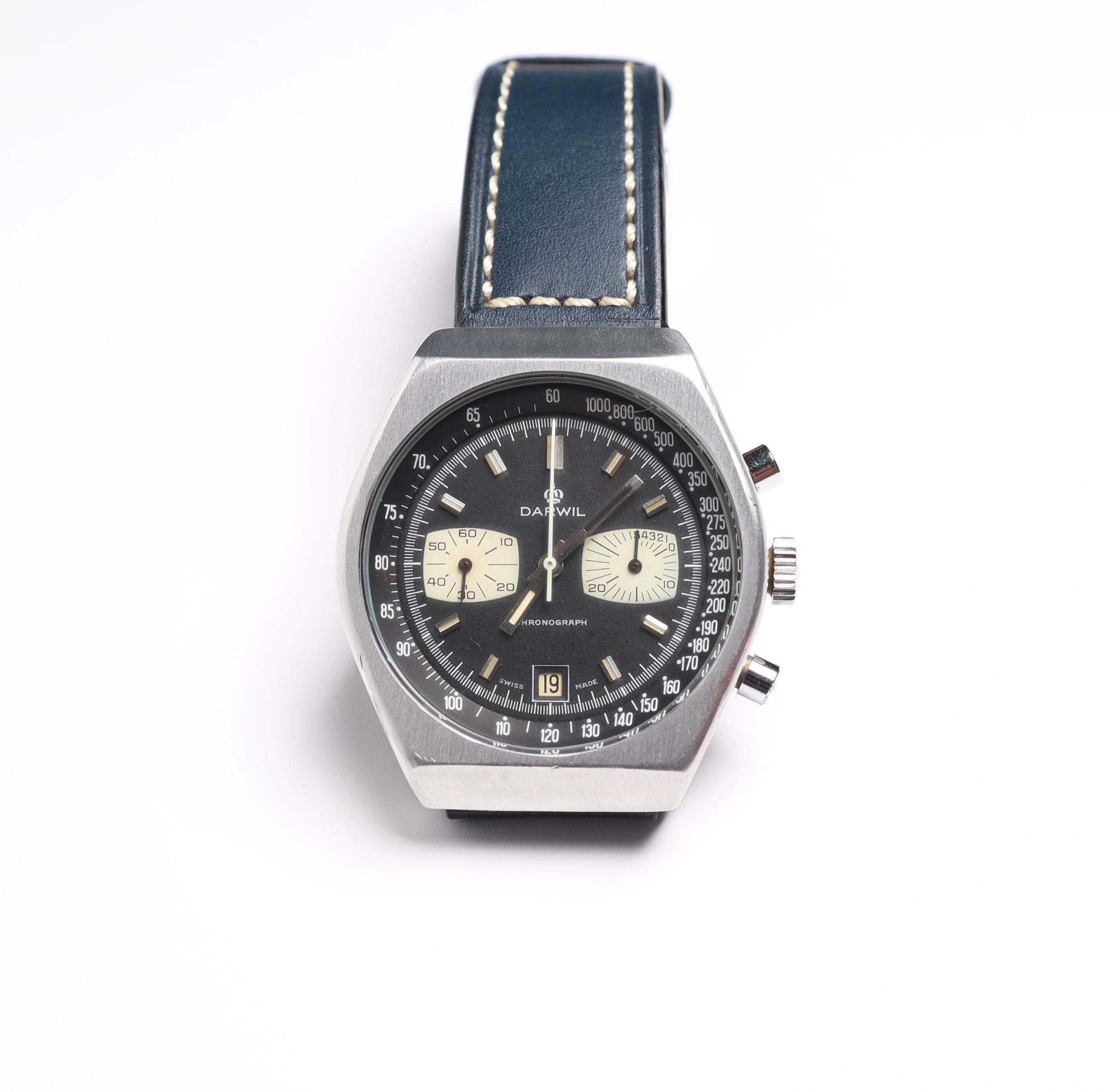 ⚙︎1970s vintage⚙︎120 × 82cm　トルクメン　テケギュル Vintage 1970s Swiss Darwil Chronograph: Valjoux 7734 Movement - Etsy