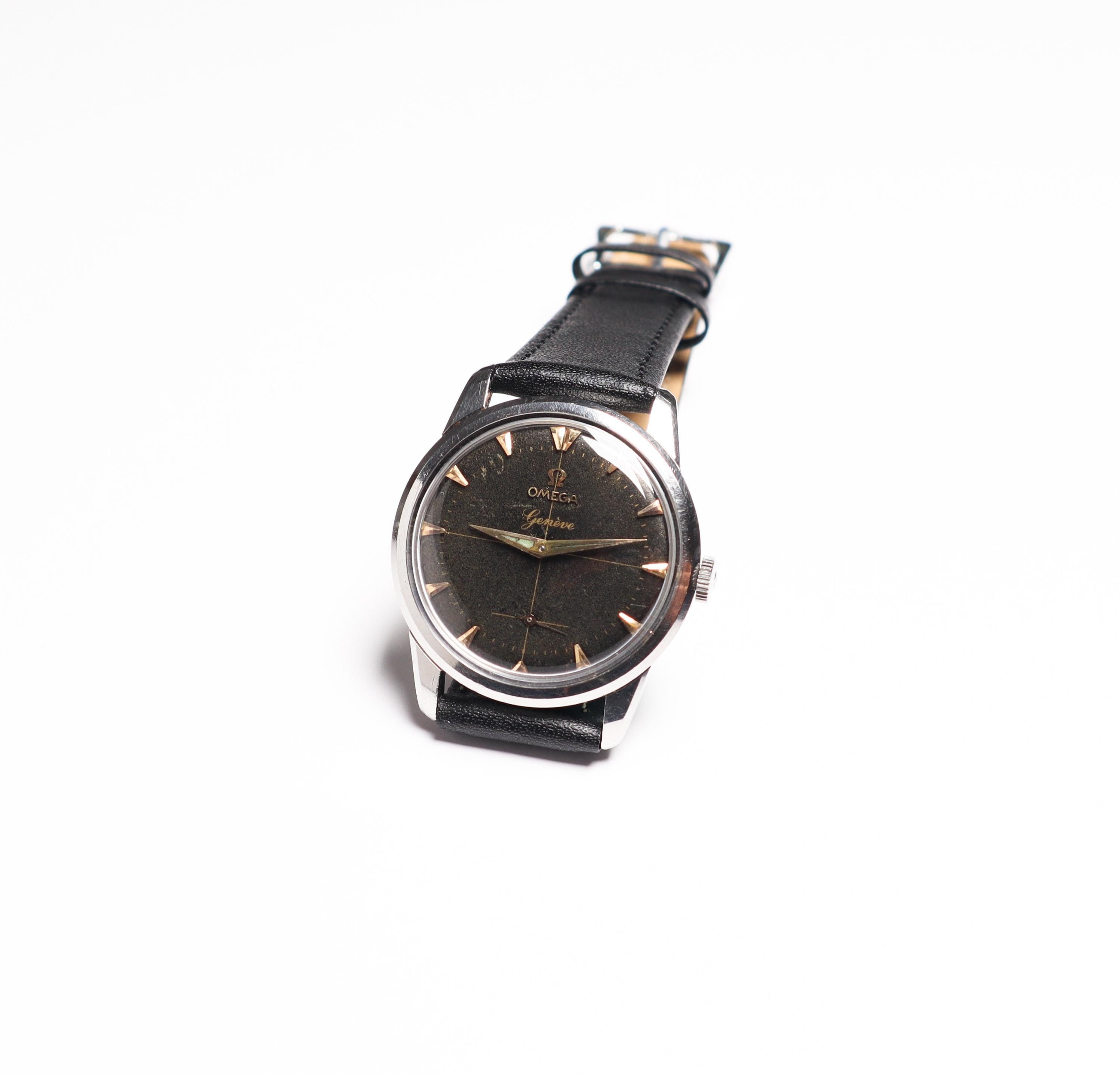 Vintage Omega Geneve ref. 2903 with cal.267 From 1956 Stainless Steel case Wonderful gift for her or him