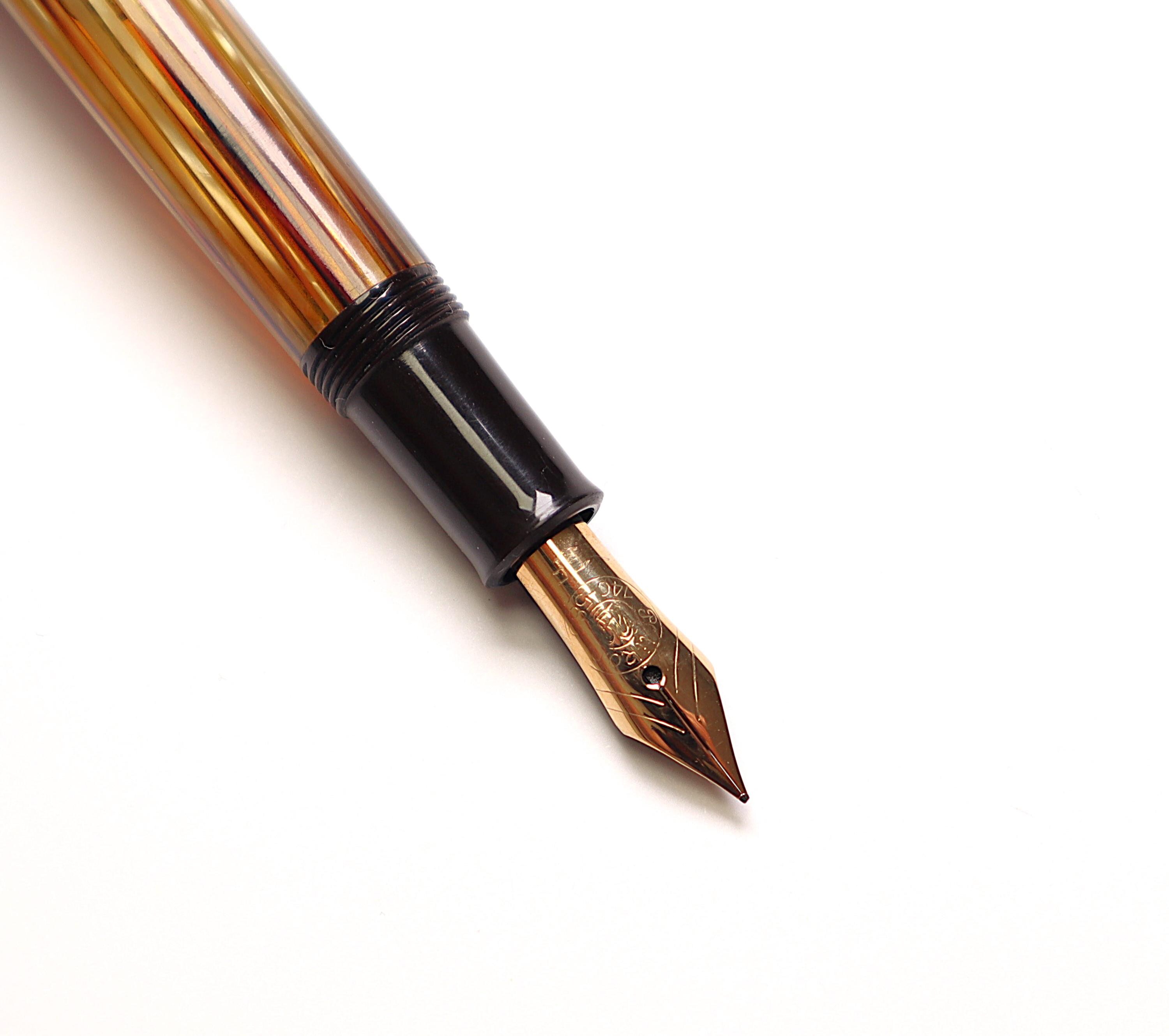 ペリカン　400NN トータス　ブラウン　ストライプ　万年筆　14C M ペリカン 400NN トータス ブラウン ストライプ 万年筆 14C M 50s