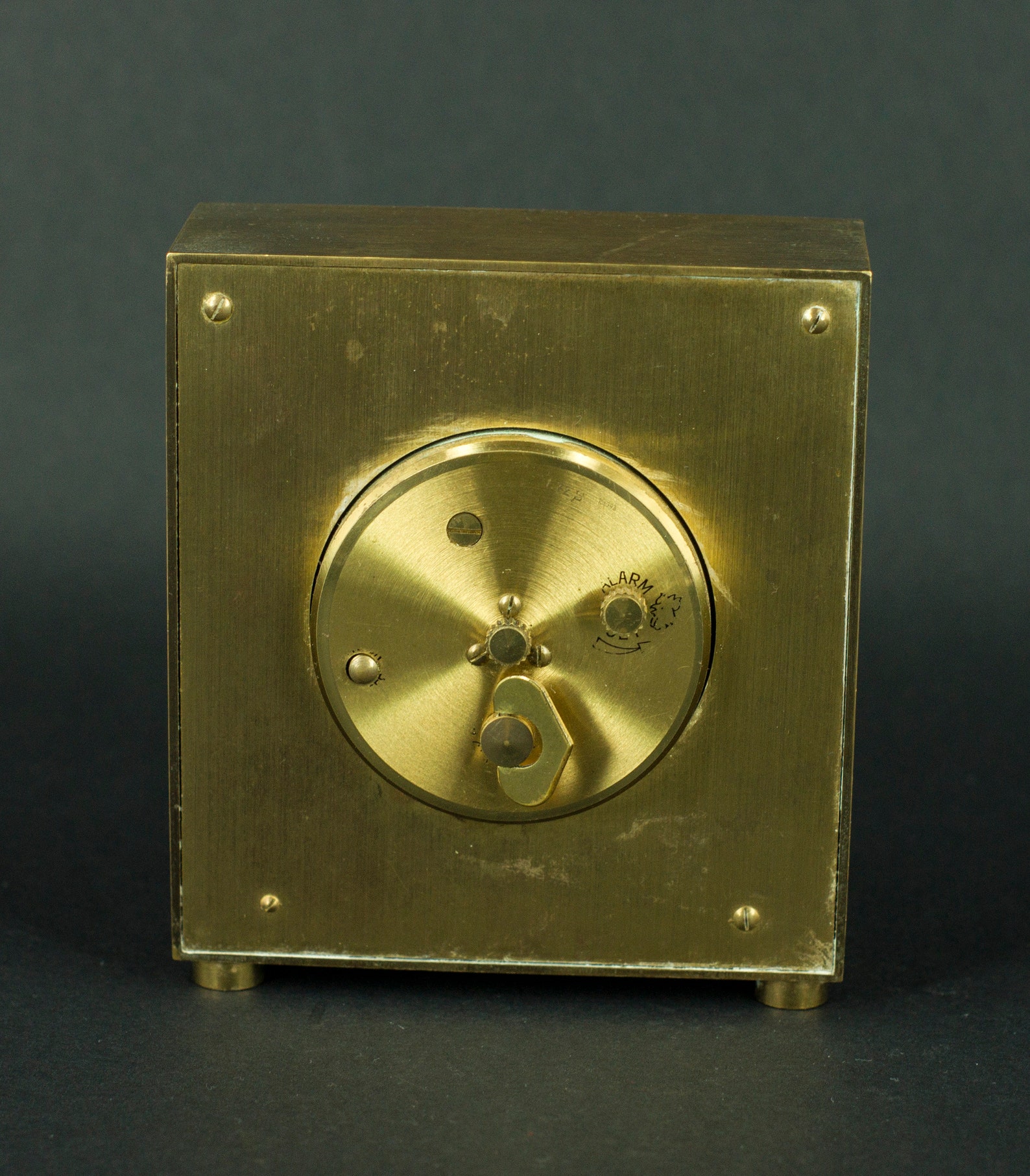 Swiza 8 days charming alarm clock Brass case clock Swiss Etsy