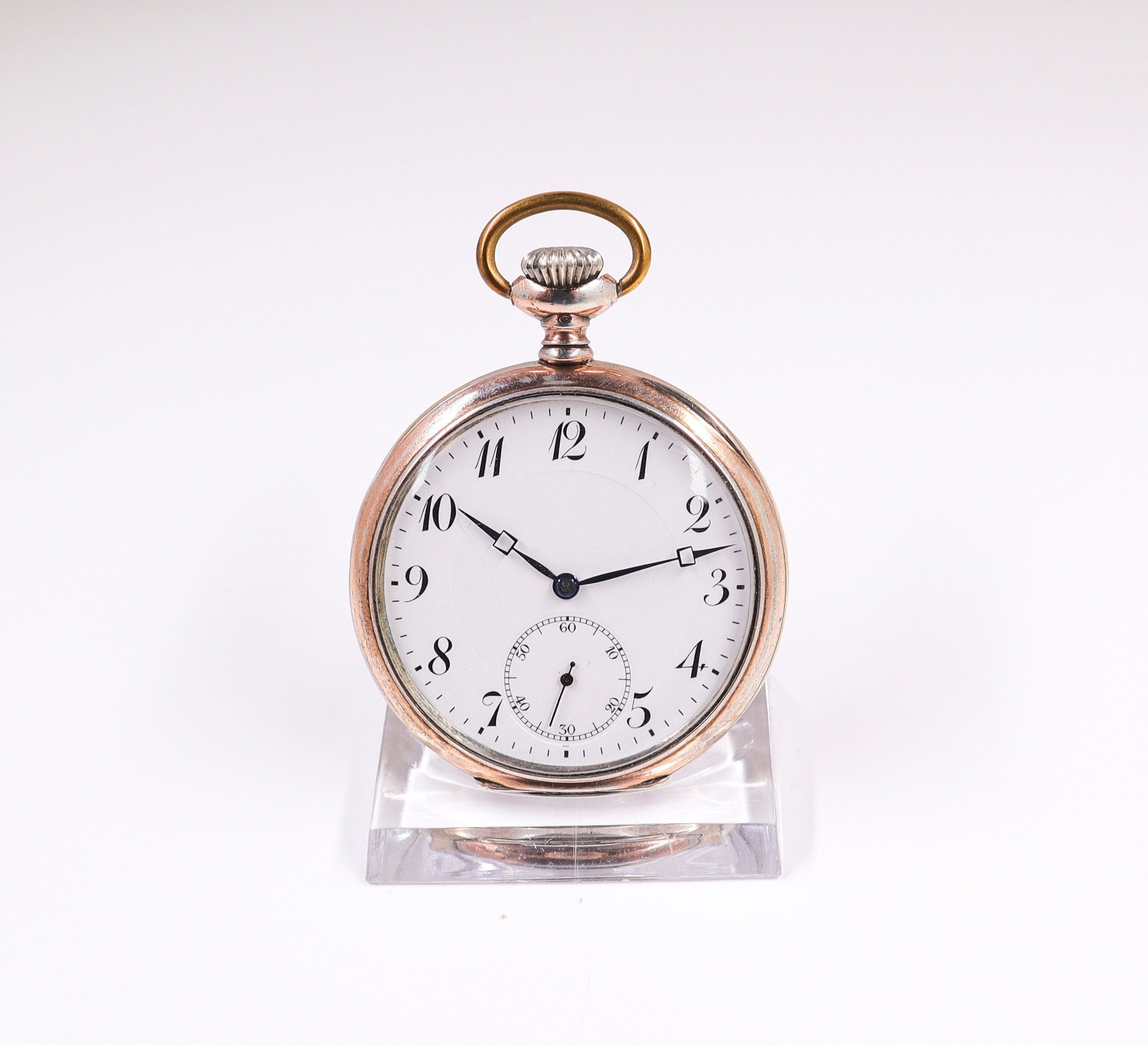small crack on dial Zenith Jewellery Watches Pocket Watches Pocket watch Function guaranteed 