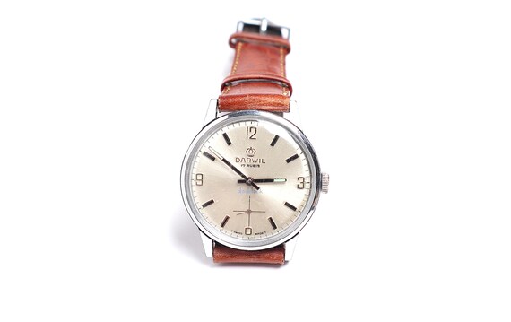 Rare Vintage Darwil Darkblock with original strap - … - Gem