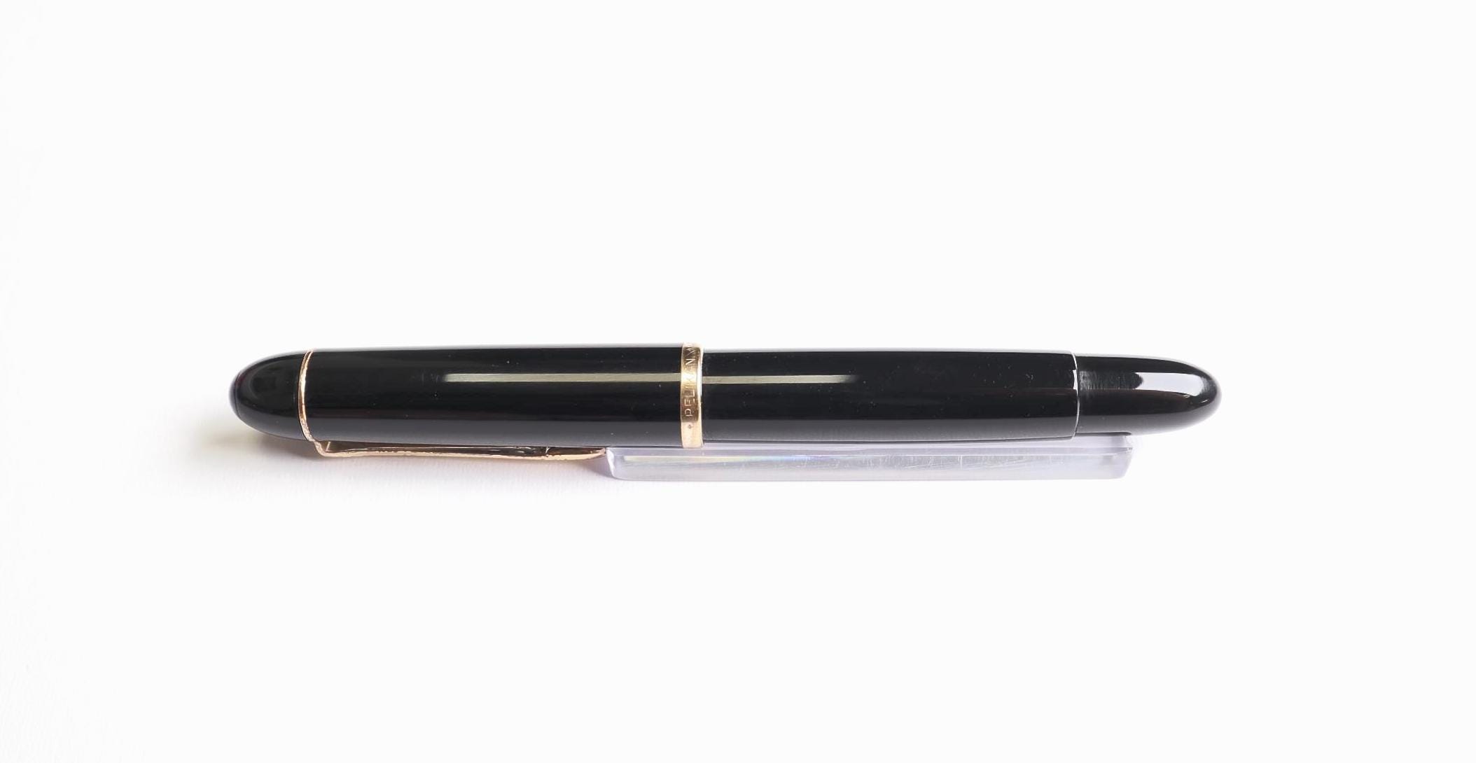 ペリカン Pelikan 初代 140 EF ダークブラウン EF 万年筆 稀少