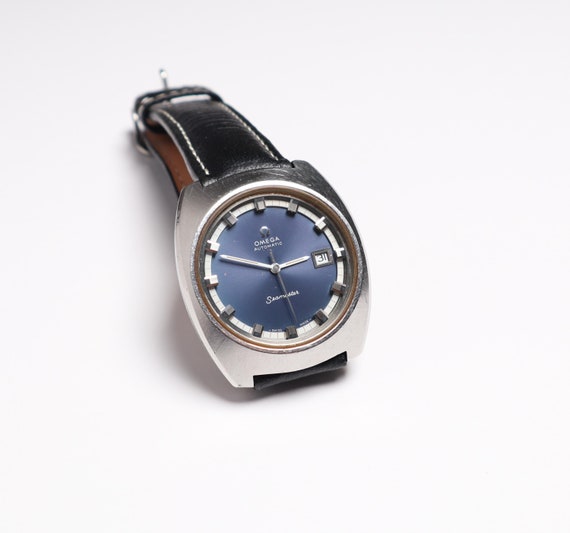 Wonderful Vintage Oversize Original Omega Seamaster Automatic Blue Dial 39mm Cal.1002 Wonderful Gift Luxurious Swiss Watch Etsy