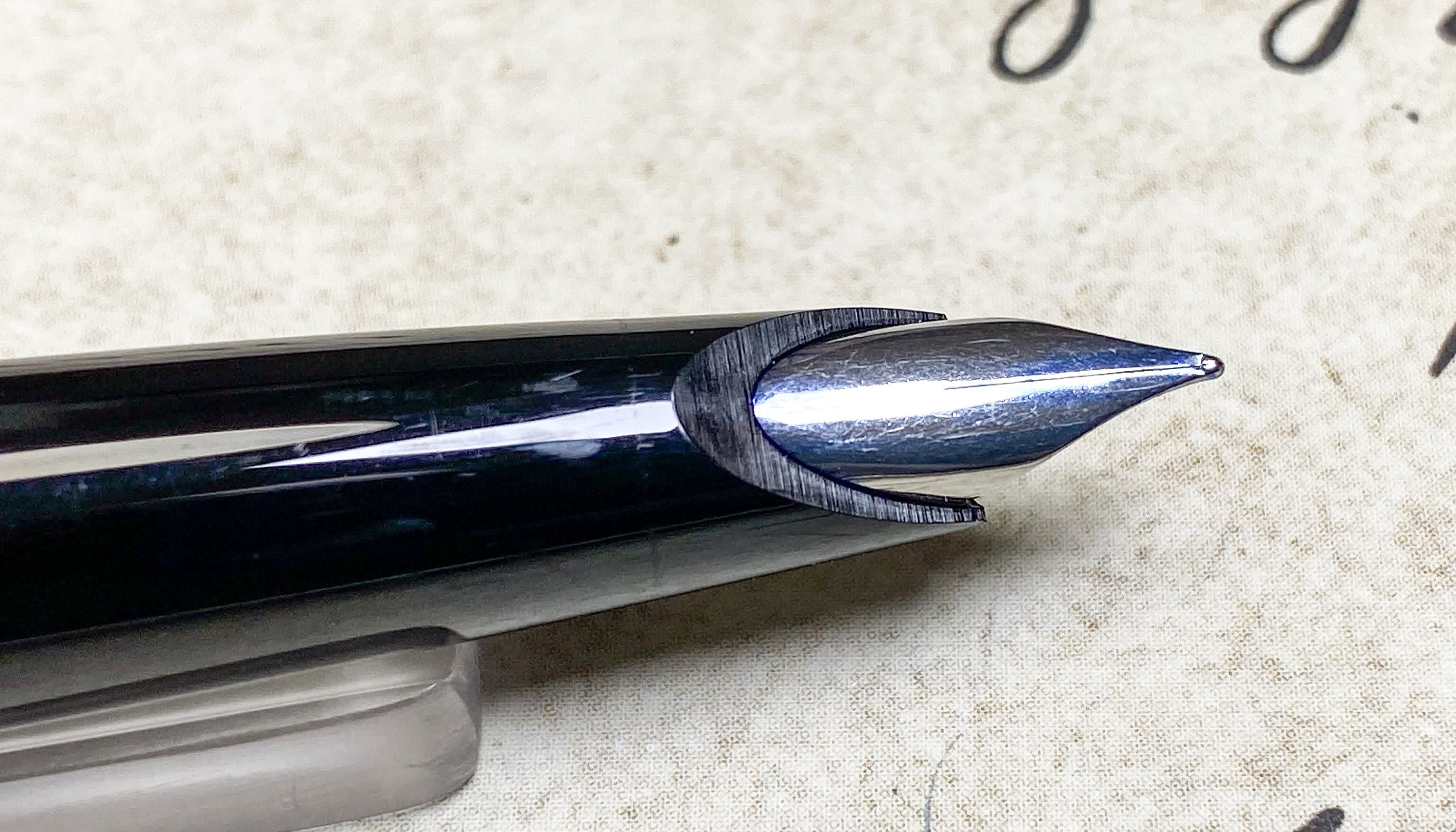 ヴィンテージ 1979 モンブラン カレラ マン 万年筆：ブラック