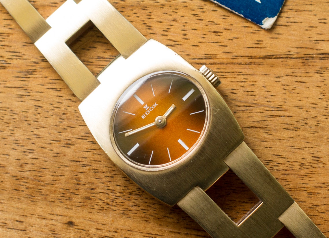 Vintage Ladies Edox wrist watch condition NOS Etsy