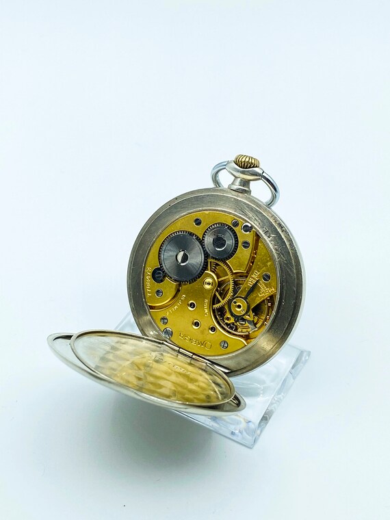 Rare Vintage Omega Swiss pocket watch - Omega Wat… - image 4