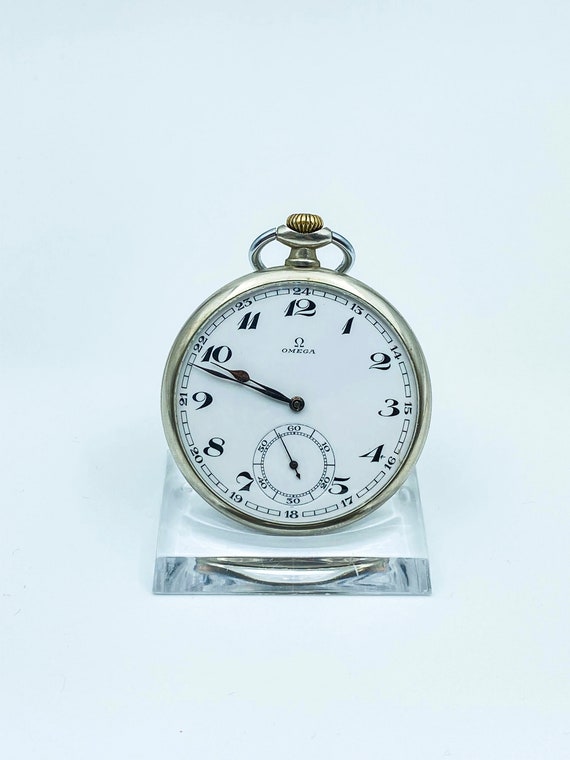 Rare Vintage Omega Swiss pocket watch - Omega Wat… - image 1