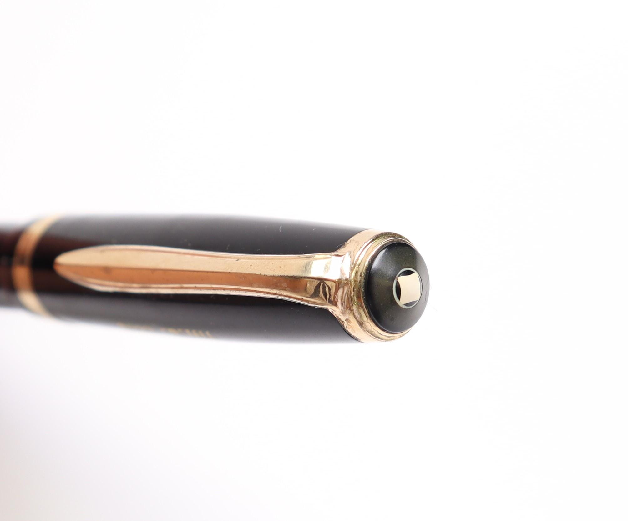 Vintage Faber Castell Fountain Pen No. 884 14K F Nib, Black