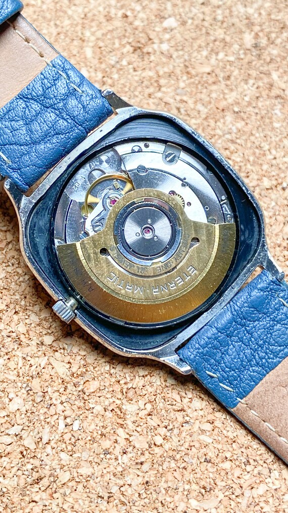 Eterna 3003 自動巻き腕時計 ブルー Eterna 3003 自動巻き腕時計 ブルー エテルナ マチック 3003