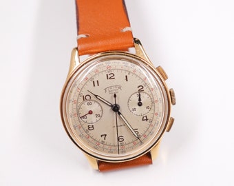 Antique Watch, Swiss Chronograph Finita Precision, Venus 150 movement, Wonderful gift, Swiss vintage watch