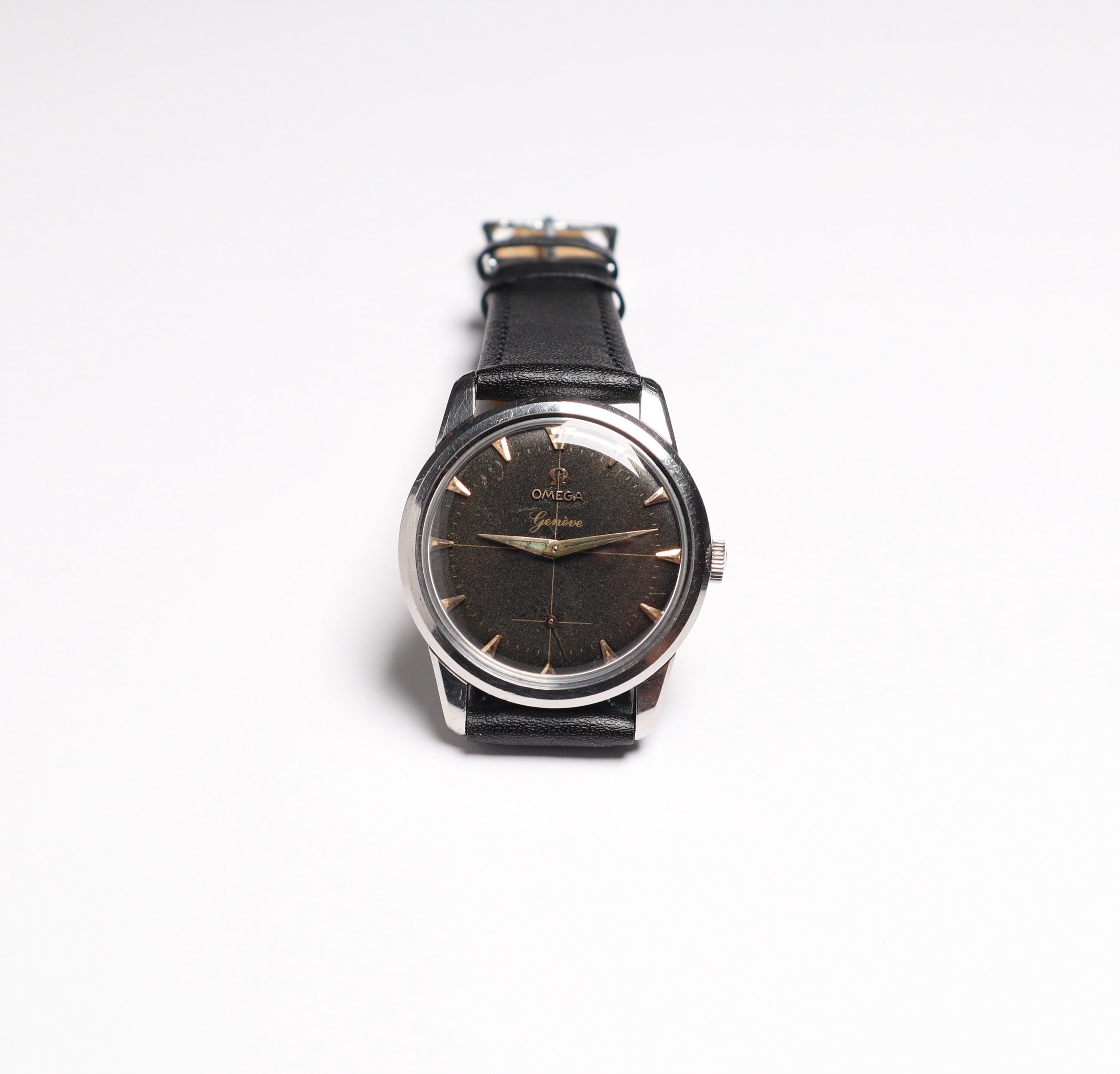 Vintage Omega Geneve ref. 2903 with cal.267 From 1956 Stainless Steel case Wonderful gift for her or him