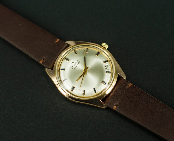 Boîtier De Montre Zenith - Plaqué Or Vintage - Pour Bracelet - Occasion