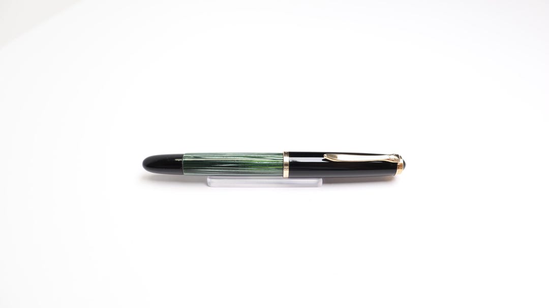 Vintage Pelikan 400 NN Fountain Pen, Green Striped Pelikan