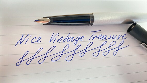 ヴィンテージ 1979 モンブラン カレラ マン 万年筆：ブラック