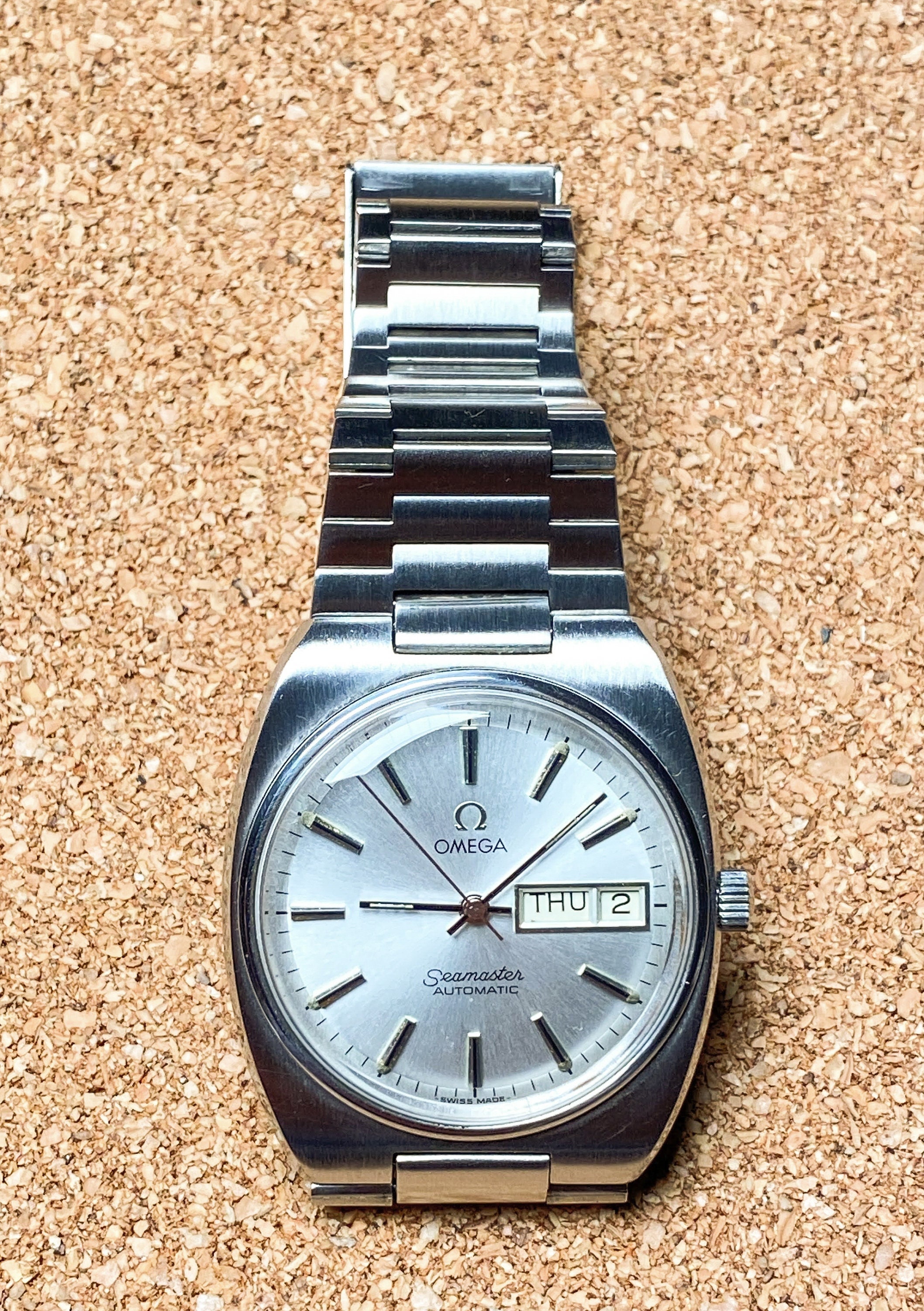 Astonishing Omega Seamaster Automatic Vintage Silver Dial Astonishing Omega Seamaster Automatic Vintage Silver Dial