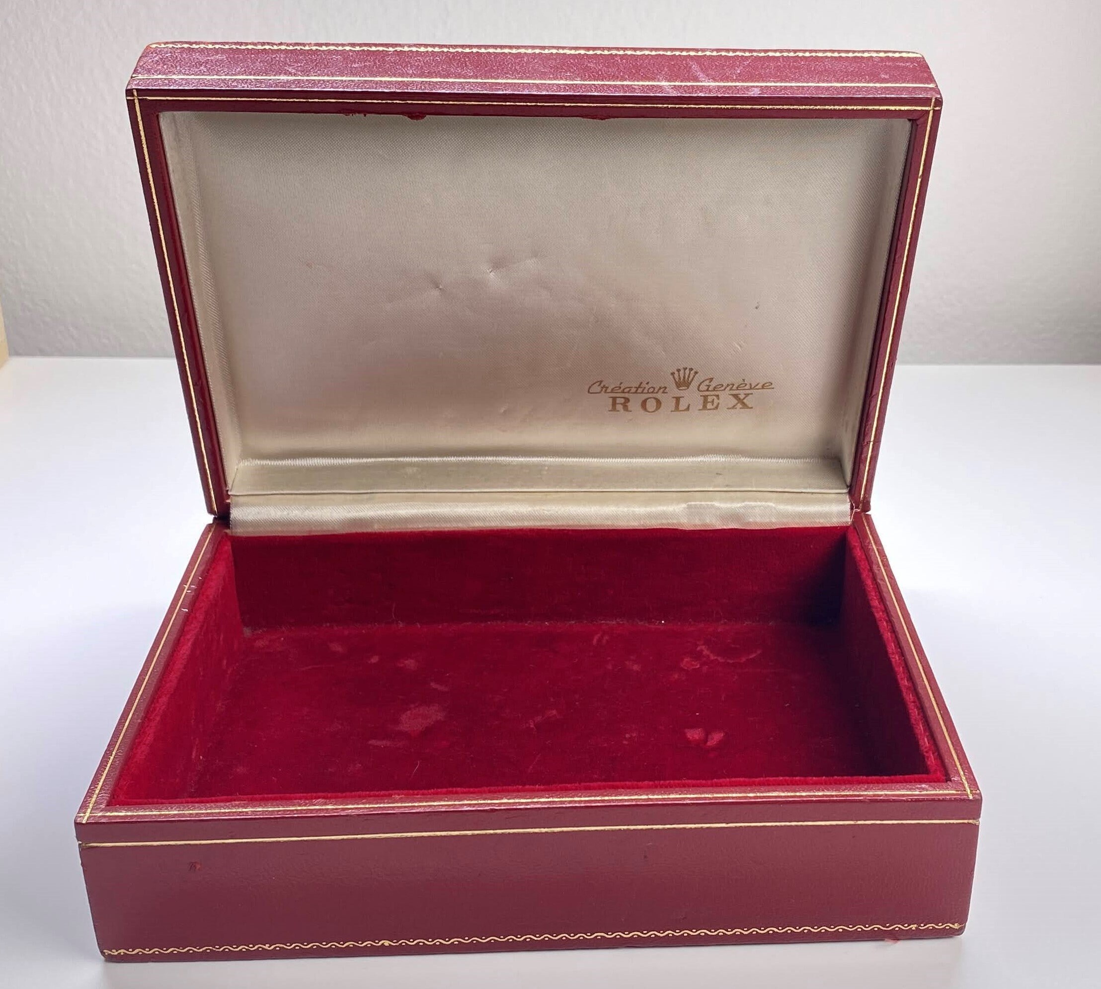 Rolex Creation Geneve Box Montres Rolex S.A. Watch Box Case Tapestry Embroidered GENEVE SUISSE 60.01.2 Etsy