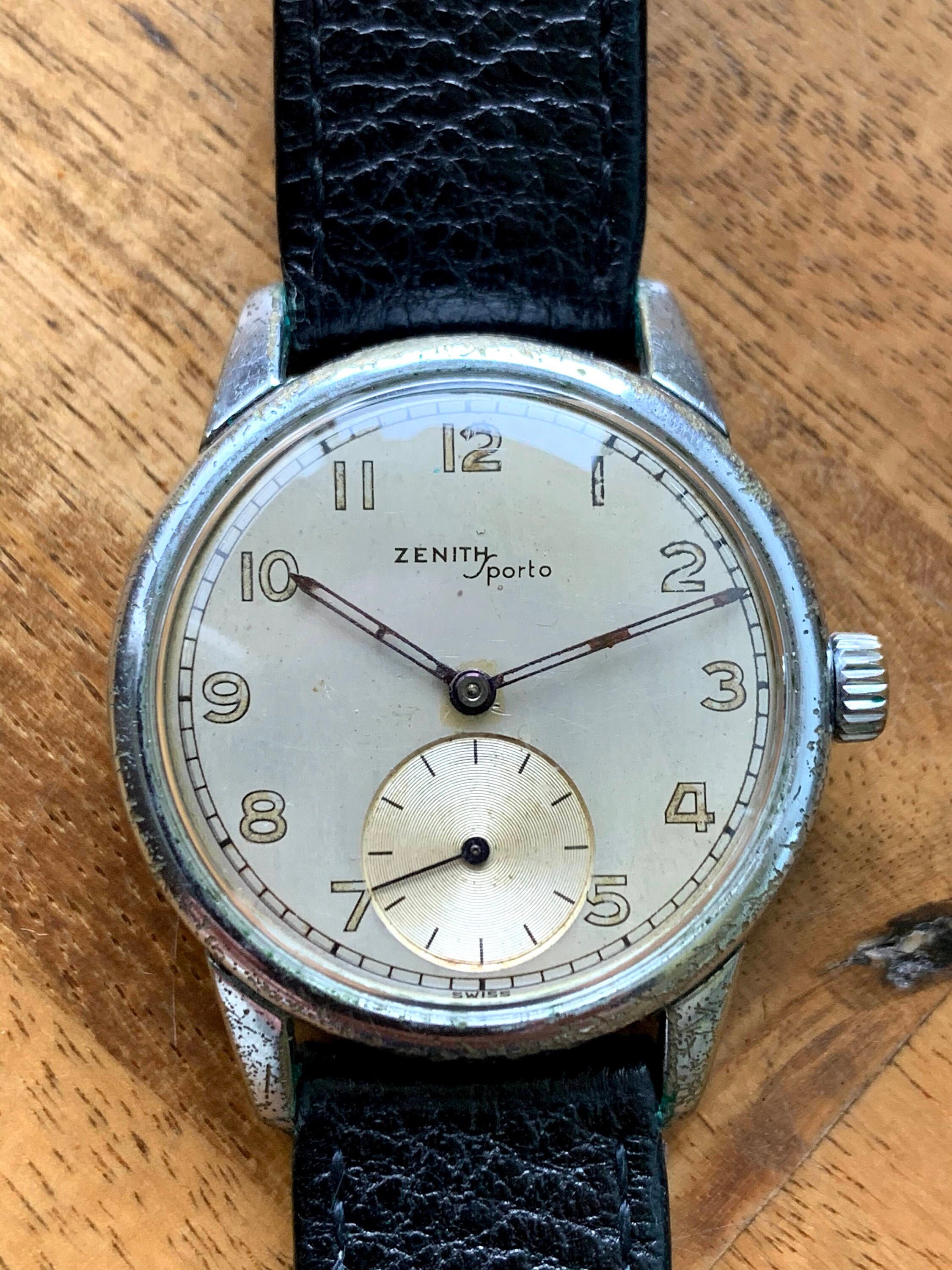 zenith sporto watch vintage