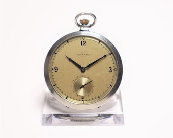 Tavannes Antique Art Deco Pocket Watch from the 1920', Wonderful Gift for a Birthday or Anniversary