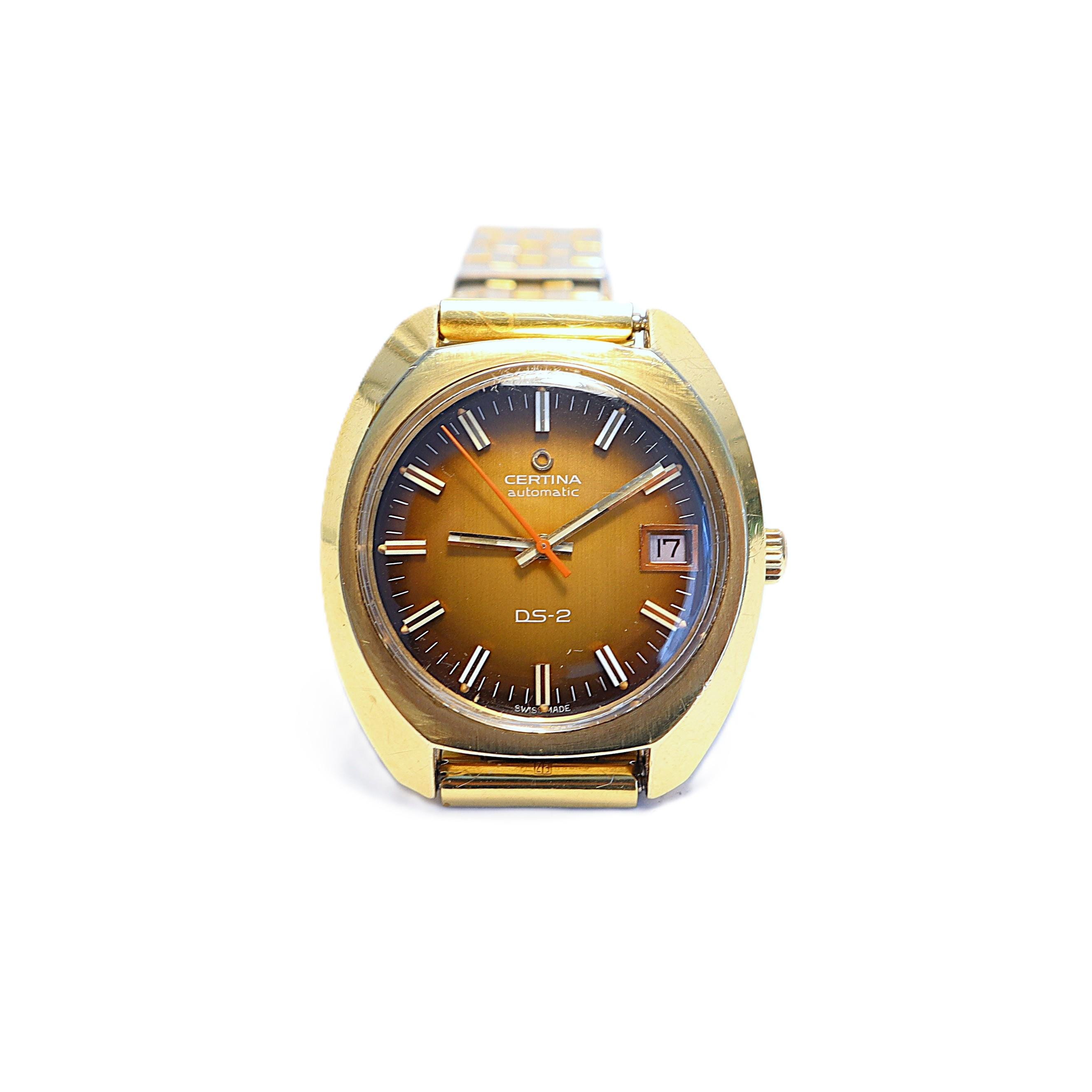 Certina 17 Jewels Rare Vintage Ladies Watch Mechanical Gold Plated Oval Case New Old Stock Ladies main image 3