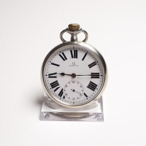 Rare Antique Railroad Omega pocket watch,  Wonderful Gift for her or him