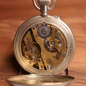 Vintage Systeme Roskopf Patent Taschenuhr, Vintage seltene Schweizer Taschenuhr Wunderbares Geschenk für Sie oder Ihn Bild 9