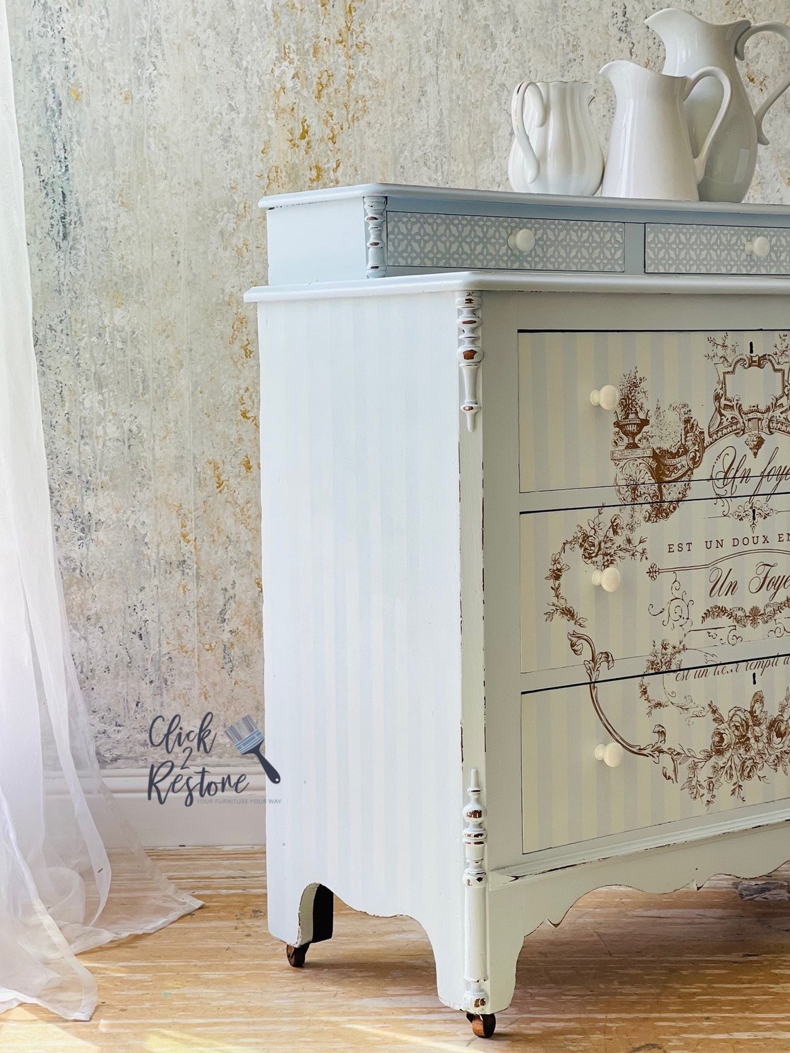 Antique Dresser. Chest of Drawers. Vintage Dresser. Farmhouse Etsy