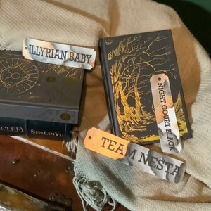 Acotar water color bookmark cute bookmark
