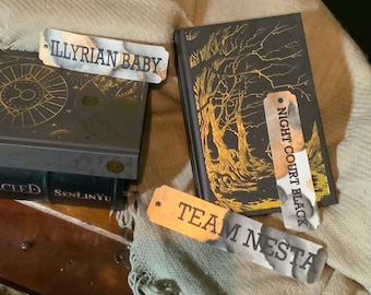 Acotar water color bookmark cute bookmark