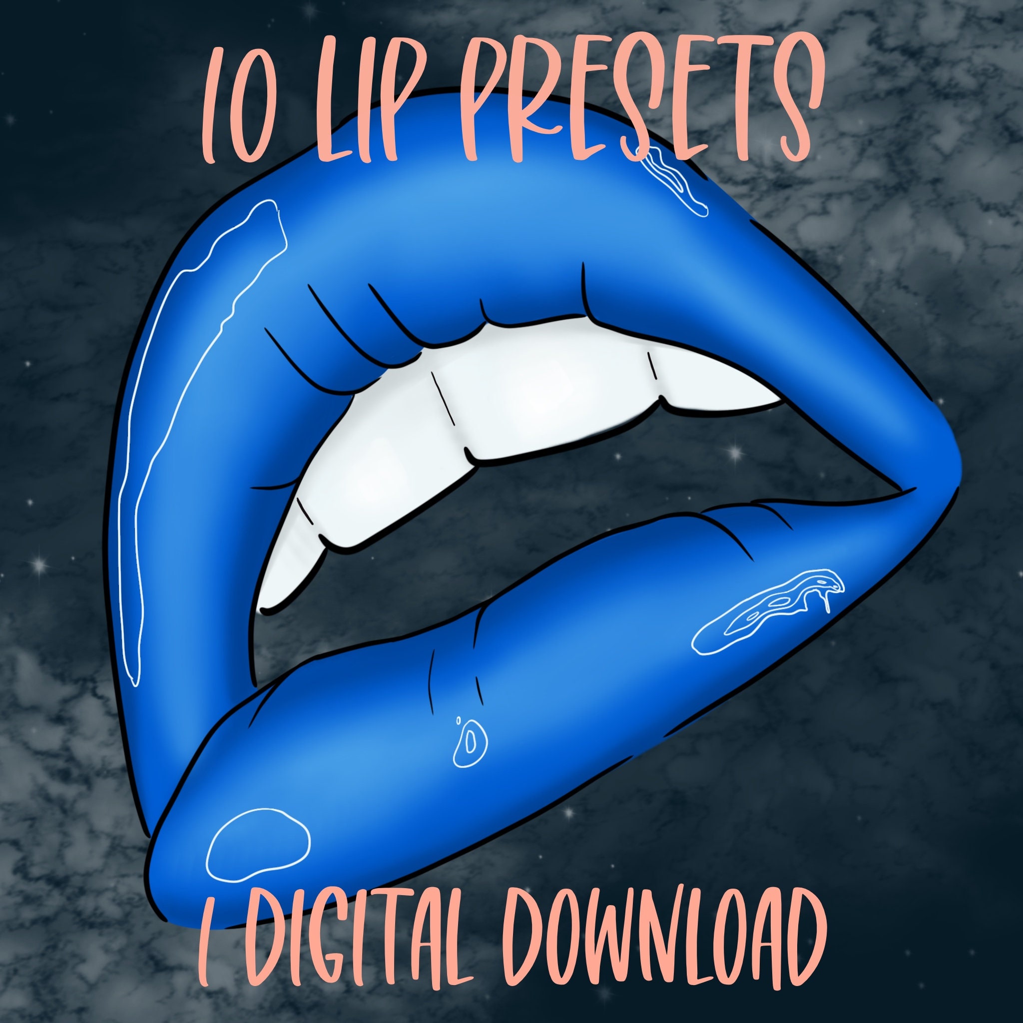 Procreate Lips 10 Procreate Lip Presets - Etsy