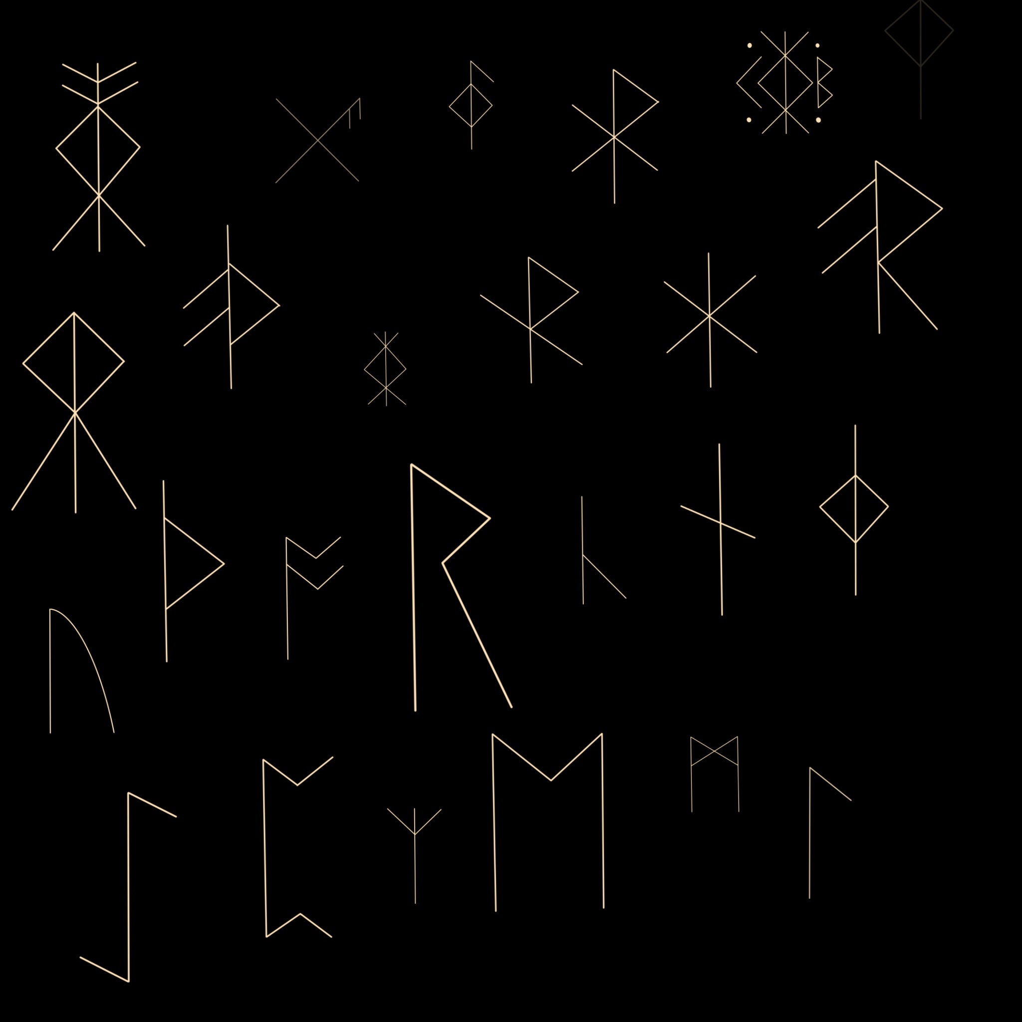 Procreate Rune Brushes - Etsy