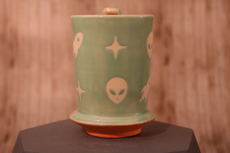 Alien Rocket Star Mug