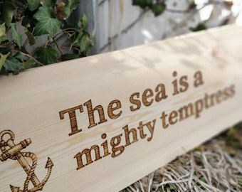 Custom Wood Burned Sign (Custom Size)